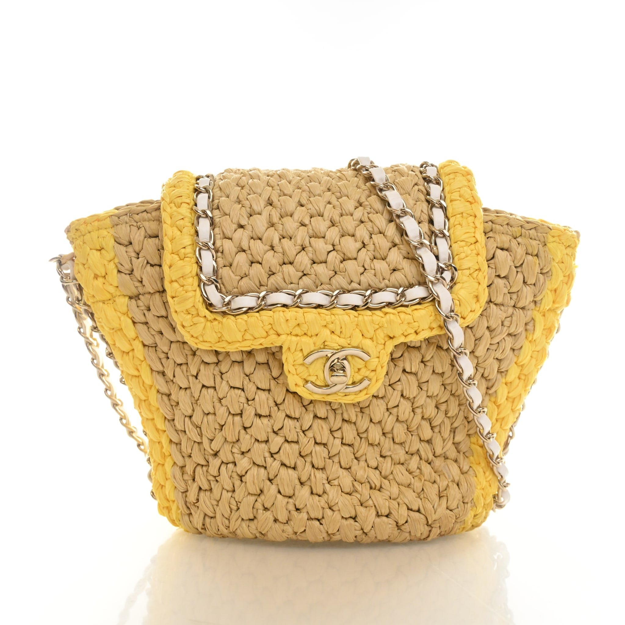 Chanel Raffia Venice Beach Basket Bag