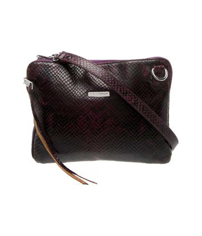 Rebecca Minkoff Minkoff Embossed Leather Crossbody Bag