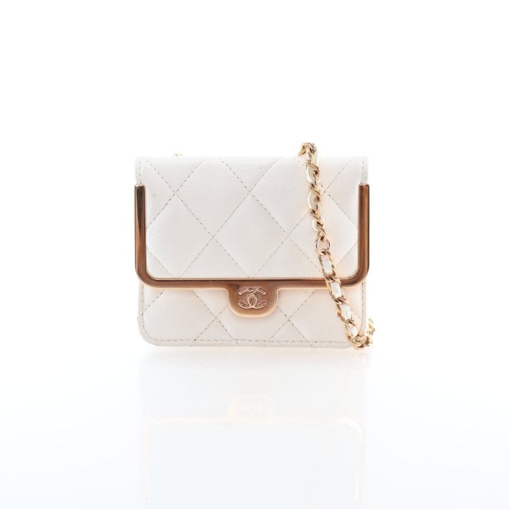 Chanel Mini Lambskin Chain Belt Waist Bag