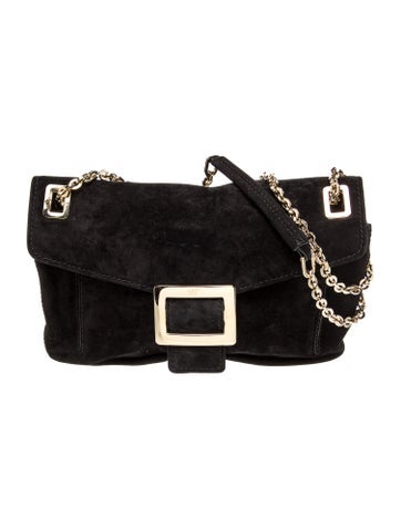 Roger Vivier Suede Shoulder Bag
