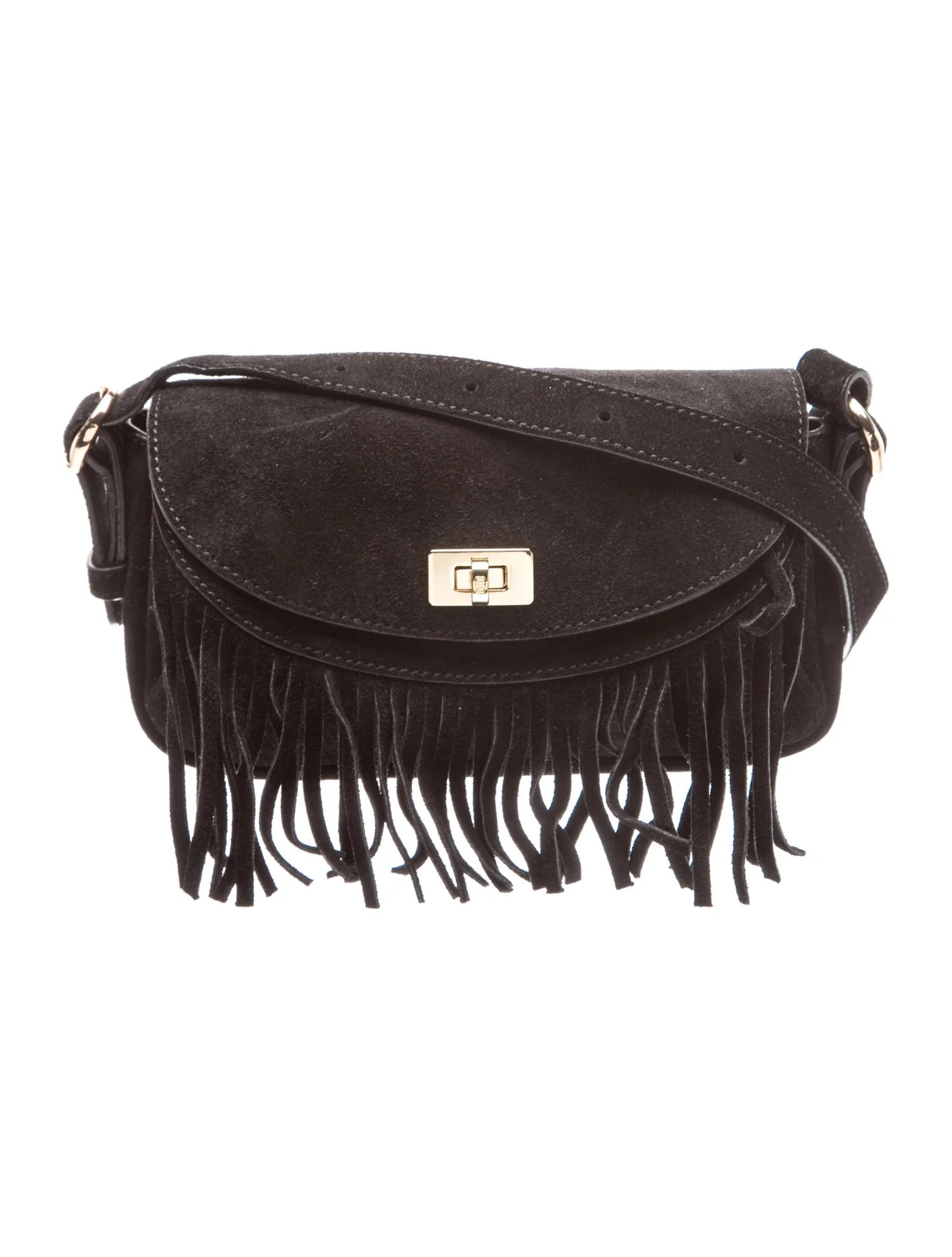 Suede Crossbody Bag