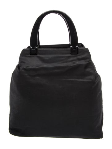 Vela Nylon Top Handle Bag