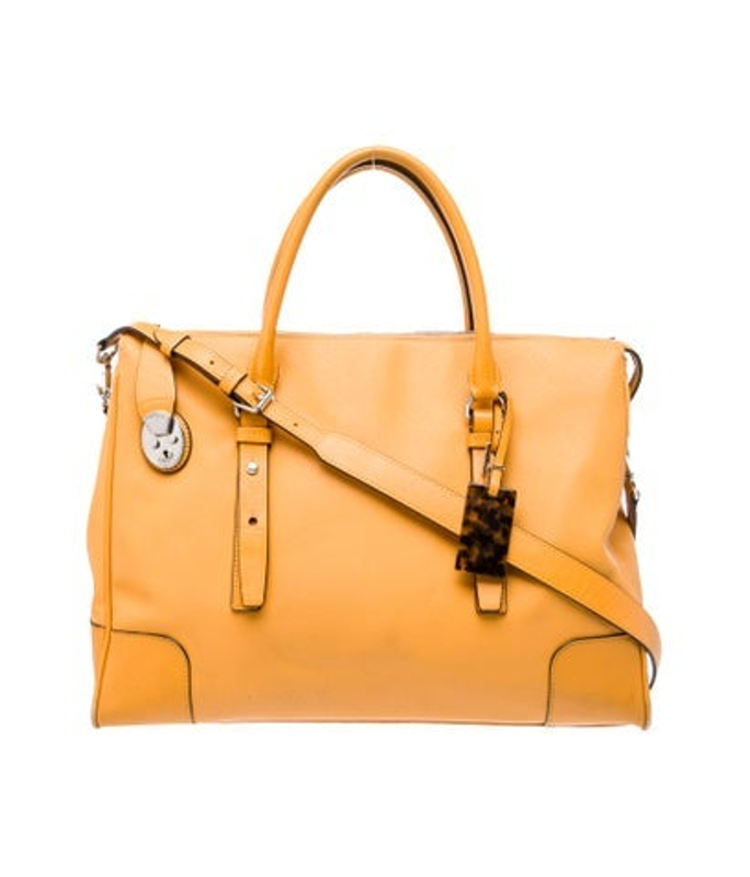 Tumi Saffiano Leather Top Handle Bag