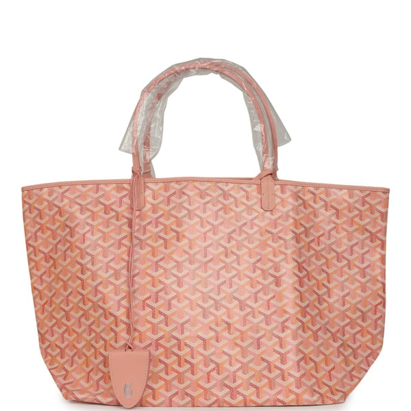 Goyard Goyard Goyardine Powder Pink Saint Louis GM Tote Palladium Hardware