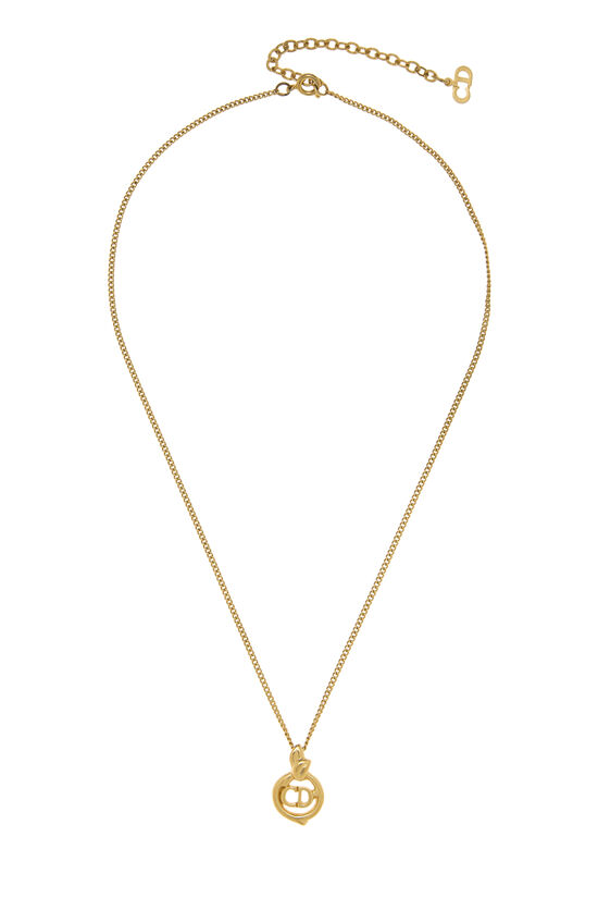Dior Gold 'CD' Necklace