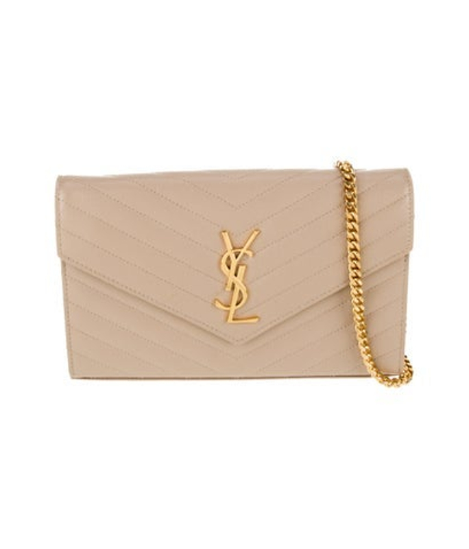 Saint Laurent Laurent Chevron Clutch