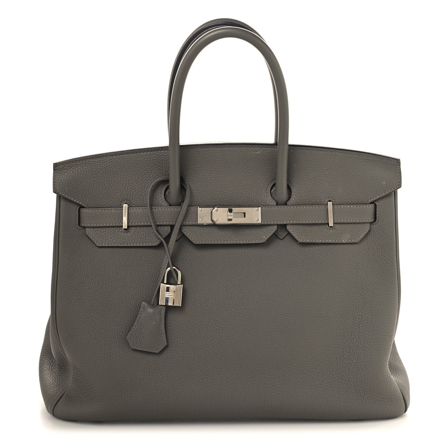 Hermes Togo BIRKIN 35 Gris Meyer