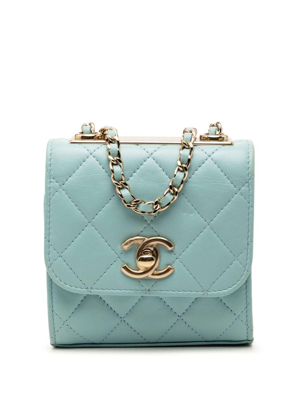 2019 Mini Quilted Lambskin Trendy CC Clutch With Chain crossbody bag