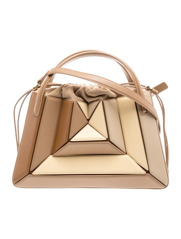 Mlouye Leather Top Handle Bag