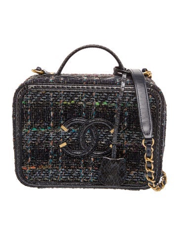 Tweed Medium Filigree Vanity Case