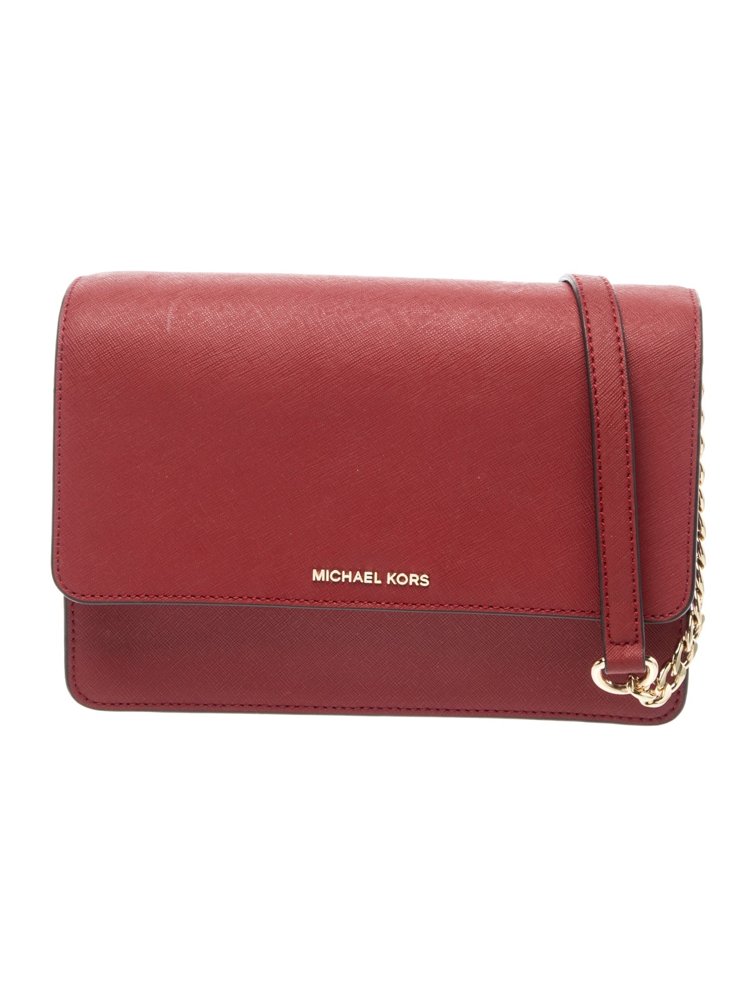 Saffiano Leather Shoulder Bag