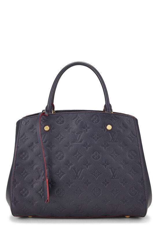 Louis Vuitton Blue Infini Monogram Empreinte Montaigne MM
