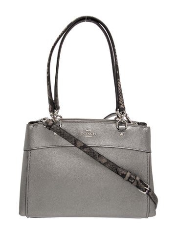Leather Top Handle Bag