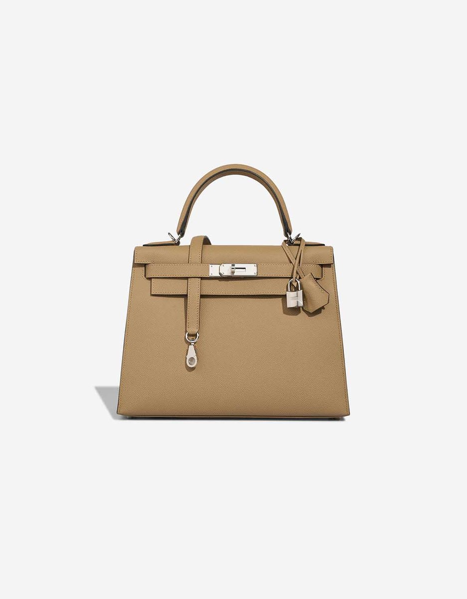 Hermes 
		Kelly 28 Epsom Poussière    