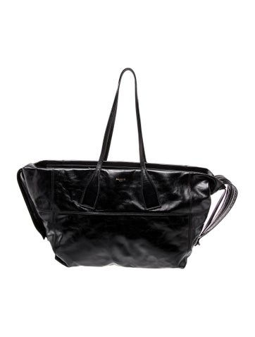 Leather Track Leather Tote Bag
