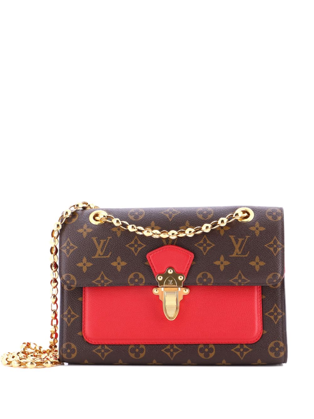 Victoire Handbag Monogram Canvas and Leather shoulder bag