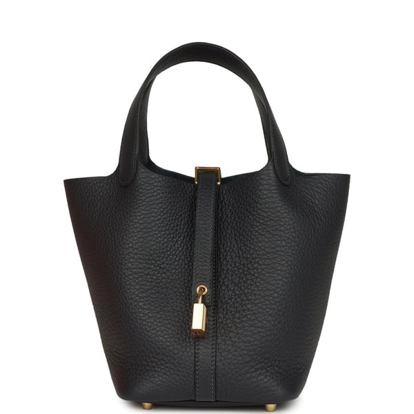 Hermes Picotin Lock 18 Caban Clemence Gold Hardware