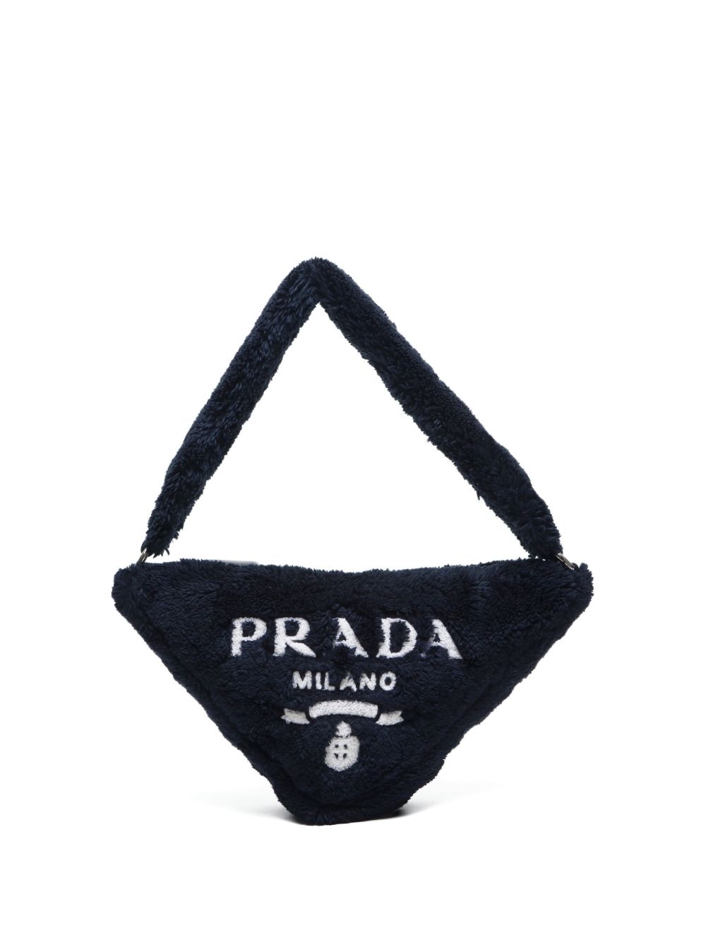 2000-2020s terry-cloth triangle shoulder bag