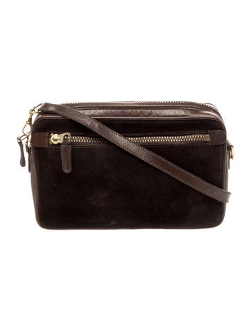 Suede Suede Crossbody Bag Vintage
