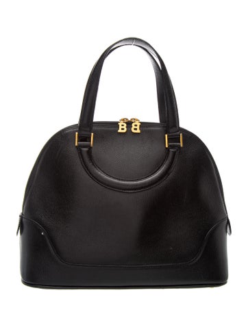Leather Top Handle Bag