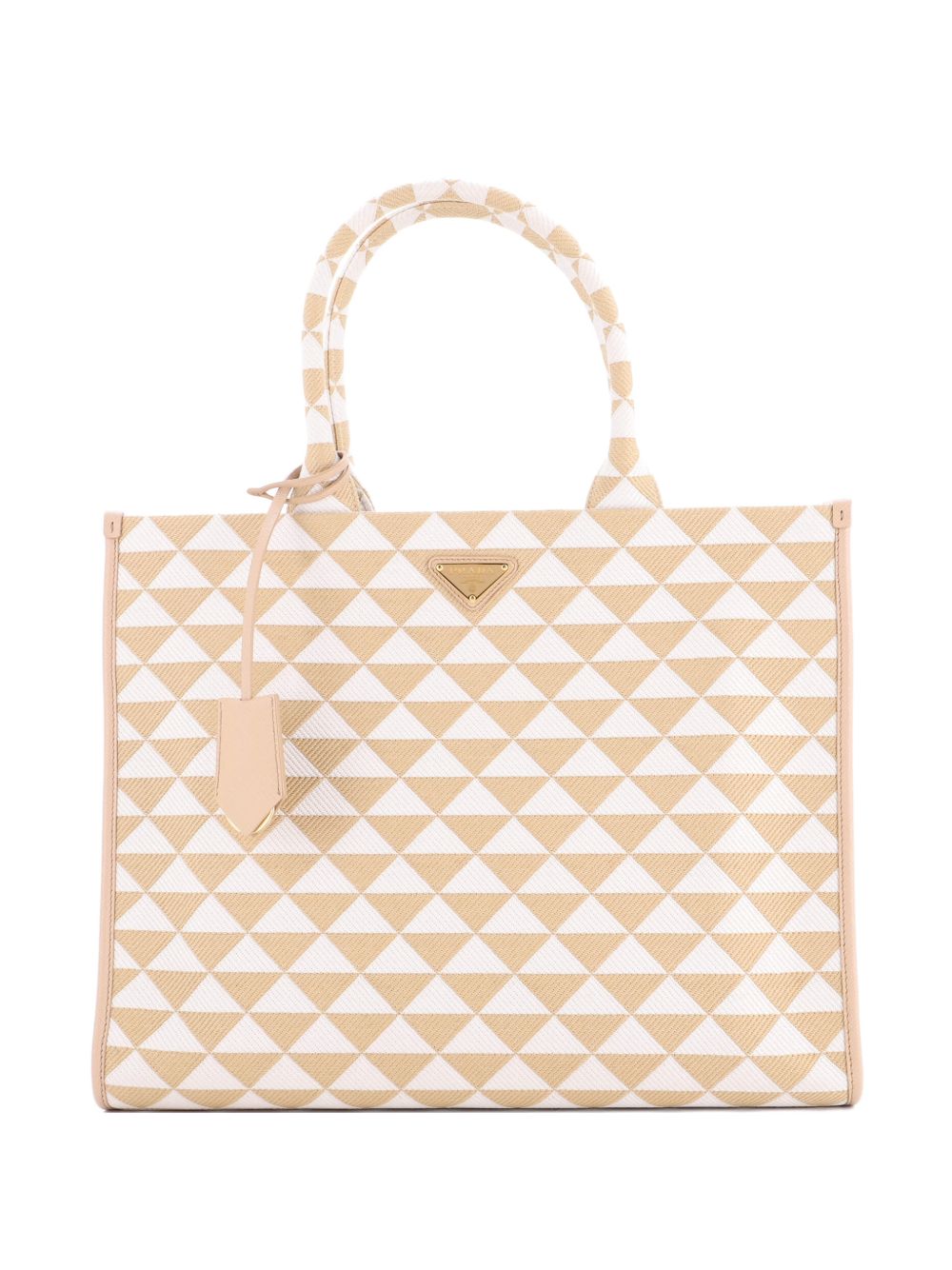 Symbole Shopper Jacquard Large tote bag