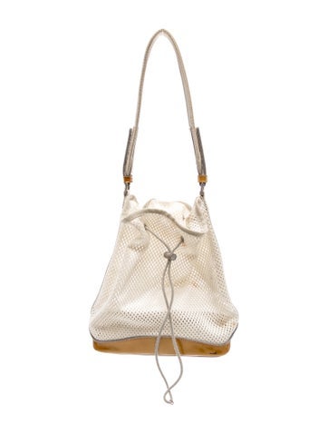 Raffia Bucket Bag