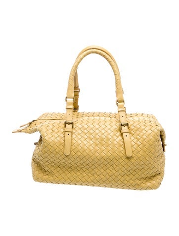 Bottega Veneta Leather Top Handle Bag