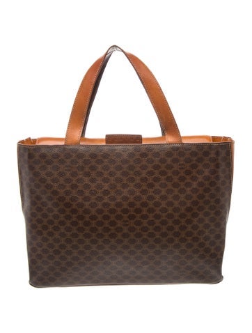 Celine Macadam Top Handle Bag Vintage