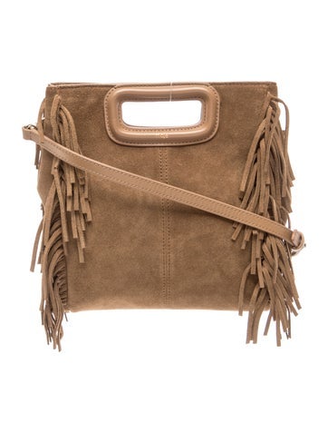 Maje Suede Crossbody Bag