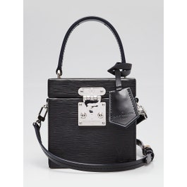 Louis Vuitton Black Epi Leather Bleecker Box Bag