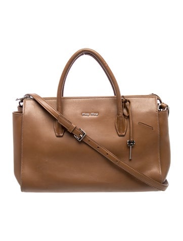 Leather Top Handle Bag