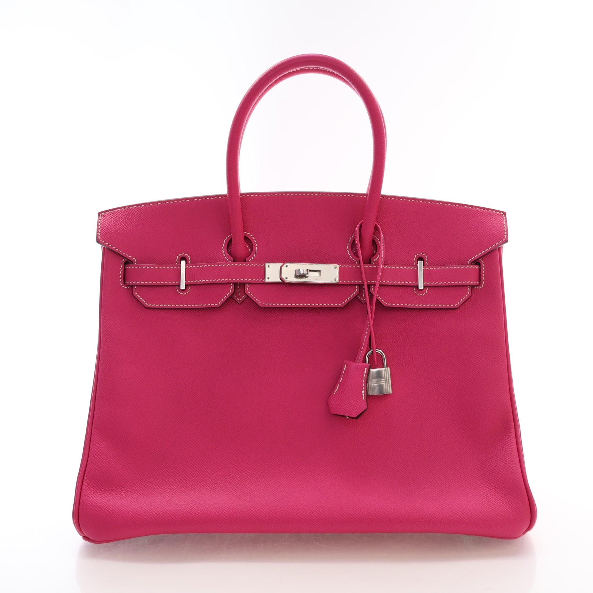Hermes Rose Tyrien Epsom Candy Birkin 35