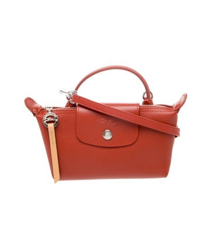 Longchamp Leather Top Handle Bag
