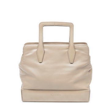 Leather Vintage Double Zip Top Handle