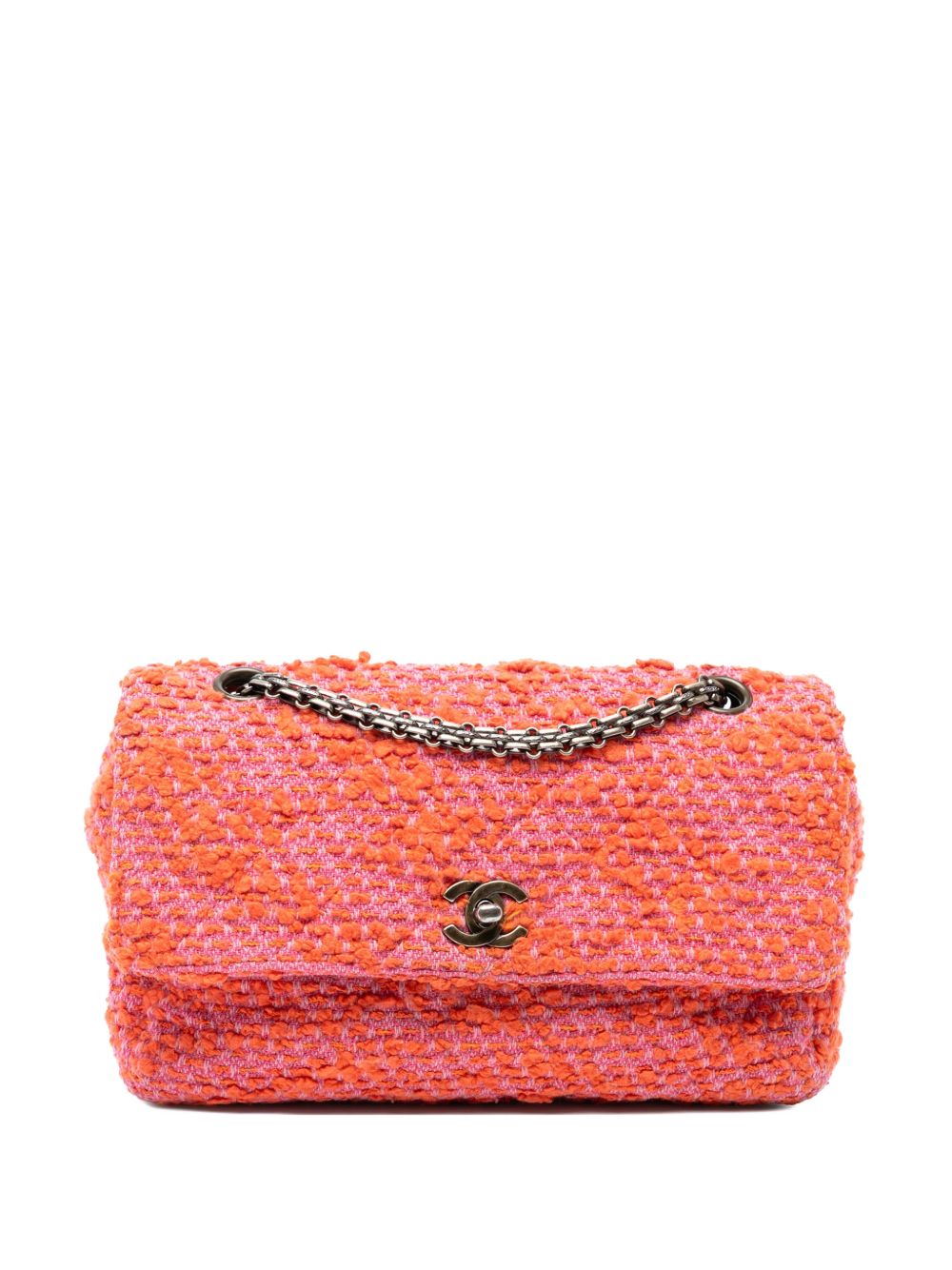 1997-1999 CC Quilted Tweed Flap shoulder bag