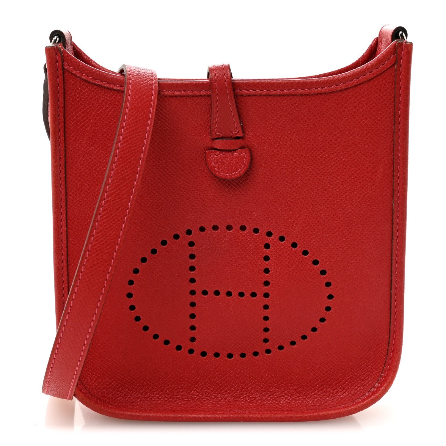 Hermes Epsom Evelyne TPM Rouge Casaque