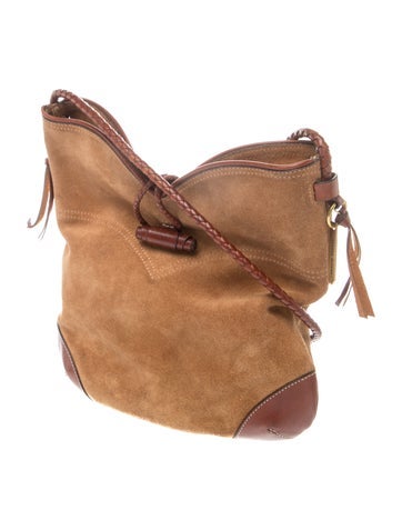 Suede Crossbody Bag