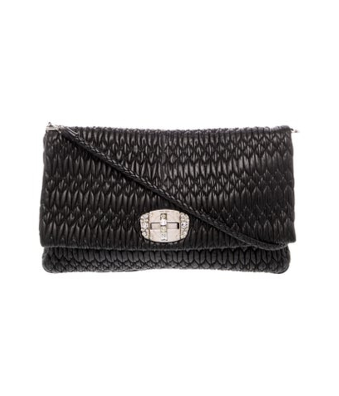 Miu Miu Miu Lambskin Shoulder Bag