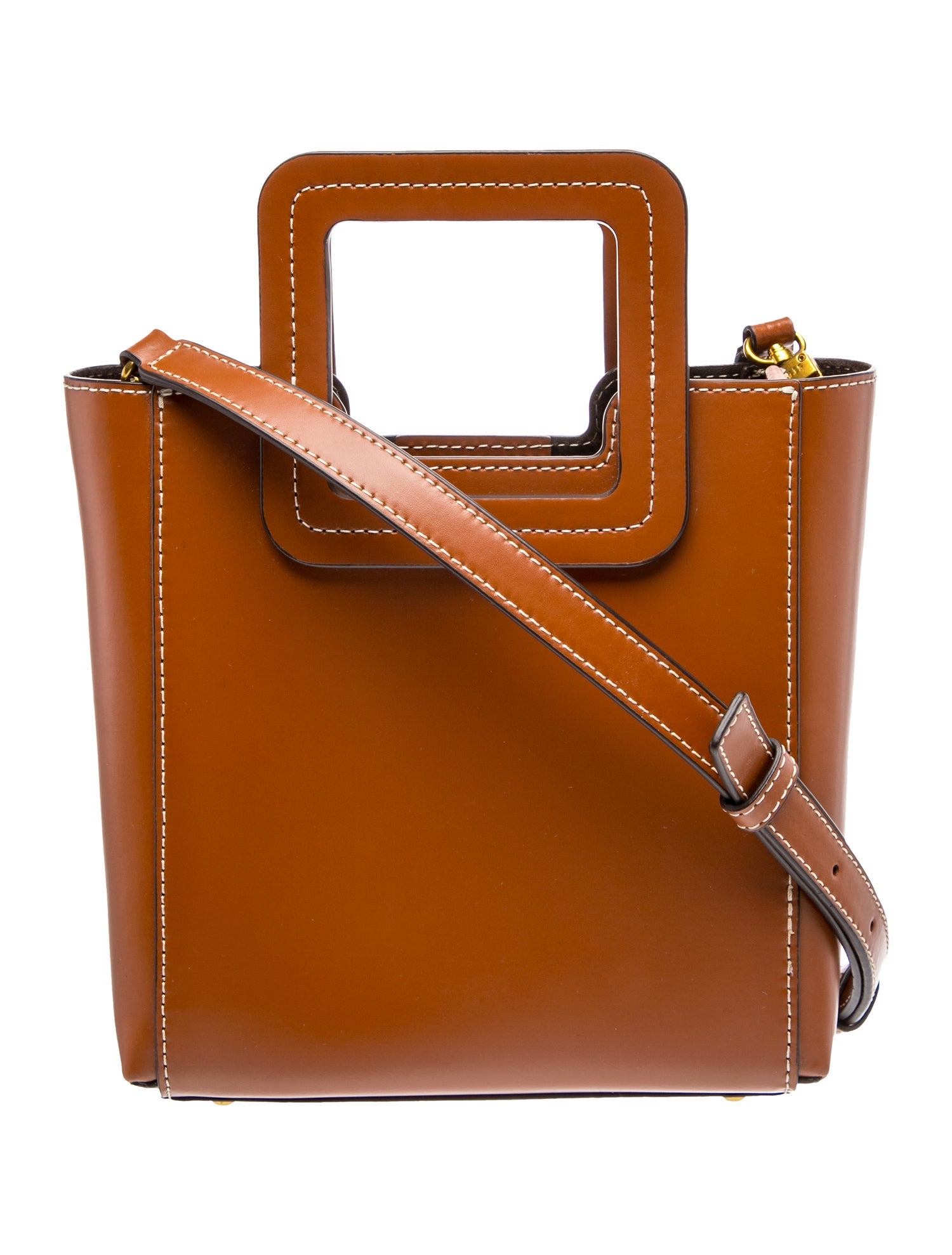 Leather Top Handle Bag