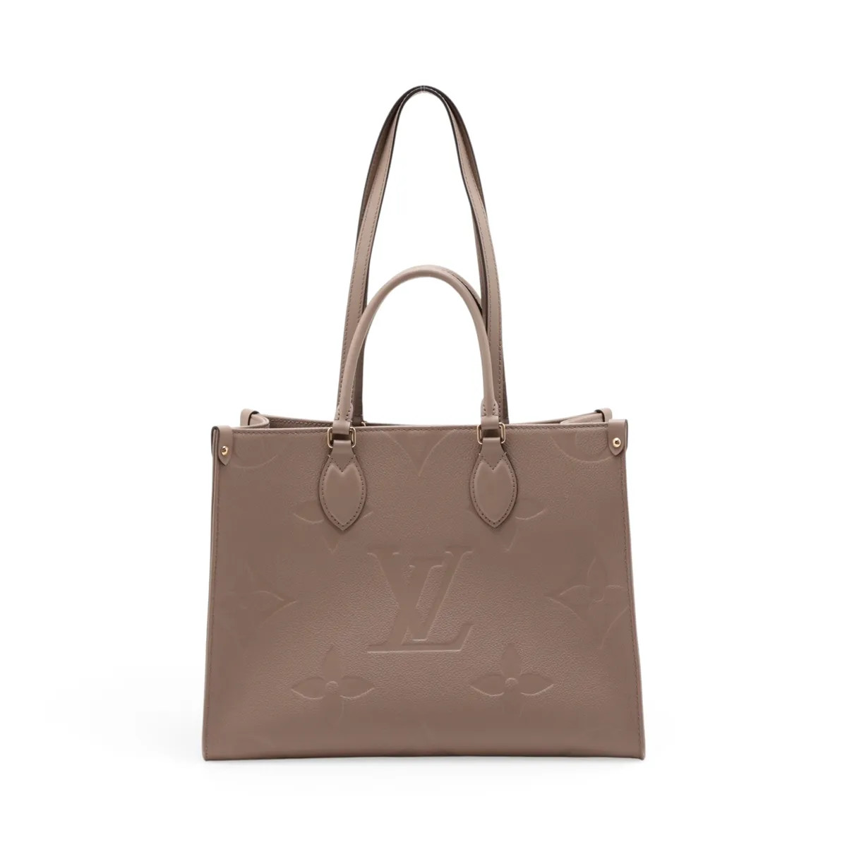 Louis Vuitton monogram empreinte On the Go MM M45607 Beige There was an RFID res