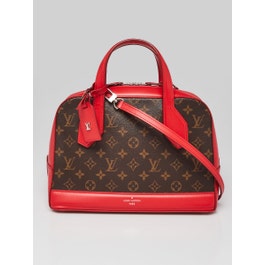 Louis Vuitton Louis Vuitton Coquelicot Monogram Canvas Dora PM Bag