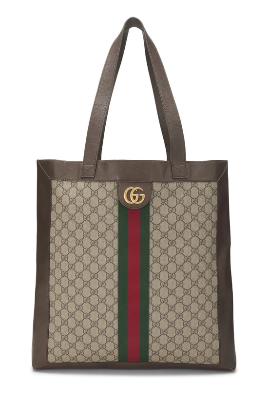 Original GG Supreme Canvas Ophidia Tote Large