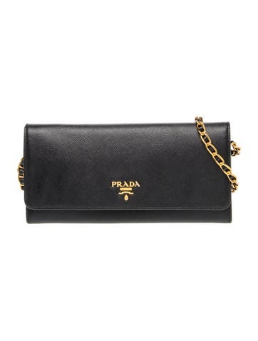 Saffiano Leather Clutch