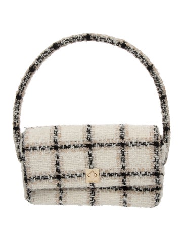 Anine Bing Tweed Shoulder Bag