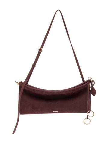 Alaia Suede Le Click East-West Medium