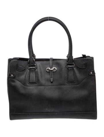 Leather Top Handle Bag