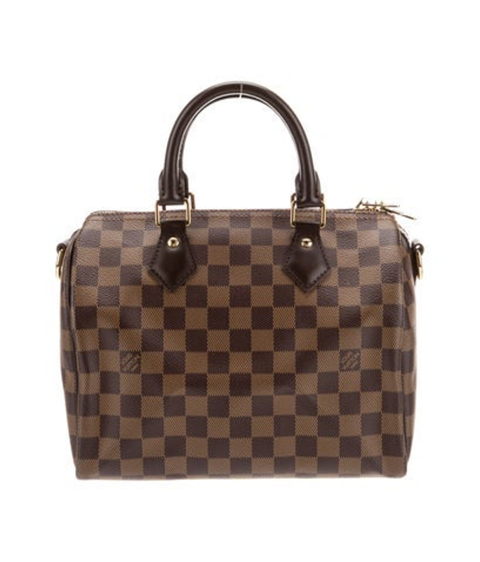 Louis Vuitton Vuitton Damier Ebene Speedy Bandouliere 25