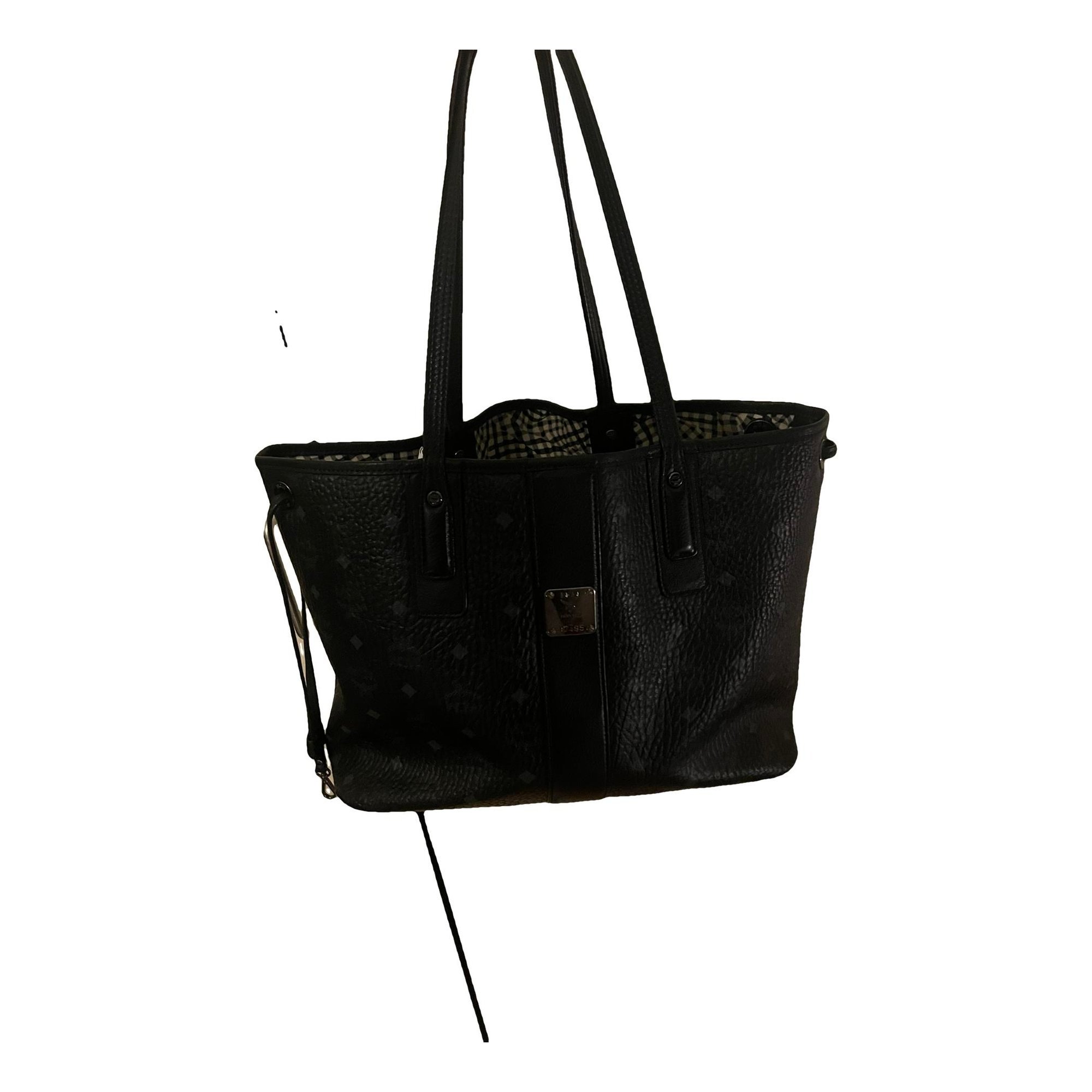Leather tote