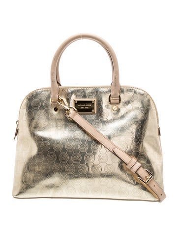 Patent Leather Top Handle Bag
