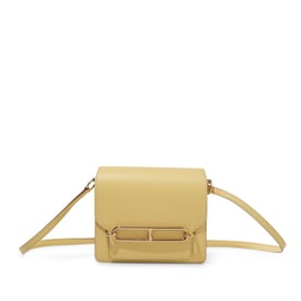 Hermes Jaune Poussin Evercolor Mini Roulis 18 Gold Hardware, 2021